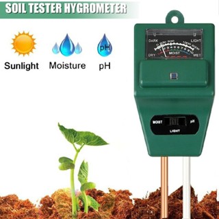 New 3 in 1 Soil PH Tester Moisture Sunlight Light Test Meter for Garden Lawns