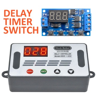 New LED DC 5/9/12/15/24V Cycle Delay Timer Turn On/OFF Time Relay Switch Module