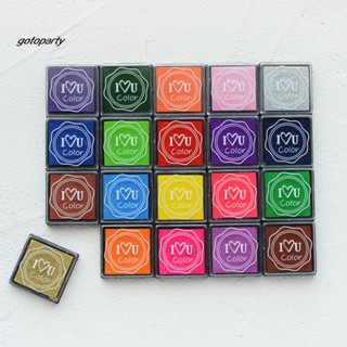 &lt;ขายดี&gt; แผ่นหมึกสีรุ้ง น้ําหนักเบา 20 สี เป็นมิตรกับสิ่งแวดล้อม สําหรับงานฝีมือ Diy