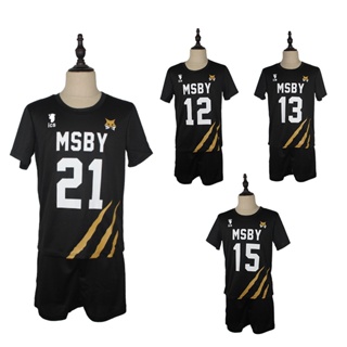 เสื้อกีฬาคอสเพลย์ Haikyuu MSBY Volleyball Club Karasuno High School Shoyo Hinata Kotaru Bokuto