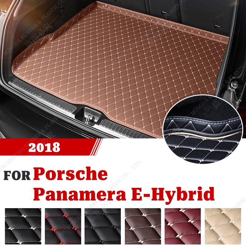 Rhd รถ Trunk สําหรับ Porsche Panamera E-Hybrid 2018 ที ่ กําหนดเองกันน ้ ํา Cargo Liner Boot พรม