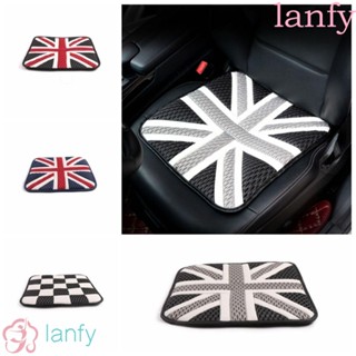 Lanfy ผ้าคลุมเบาะรถยนต์ ผ้าเรยอน ระบายอากาศ อุปกรณ์เสริมเบาะที่นั่งรถยนต์ เหมาะกับฤดูร้อน