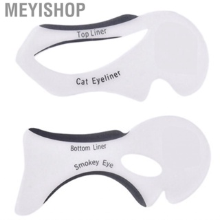 Meyishop 2pcs Eyeliner Stencil Helper Template Eye Makeup for Beginners