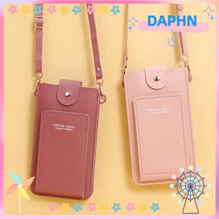 Daphs กระเป๋าสตางค์ กระเป๋าสะพายข้าง หน้าจอสัมผัส ใส่โทรศัพท์ได้