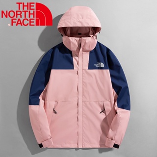 The North Face เสื้อแจ็กเก็ต เสื้อกีฬา กันลม มีฮู้ด กันน้ํา แฟชั่นสําหรับผู้หญิง