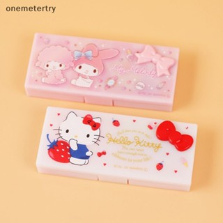 Onem Kawaii Sanrios กล่องเก็บเครื่องสําอาง ผ้าฝ้าย ลายการ์ตูน Hello Kitty กันน้ํา แบบพกพา