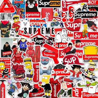 สติกเกอร์แฟชั่น Supreme Series กันน้ํา สําหรับติดตกแต่งสเก็ตบอร์ด 50 ชิ้น