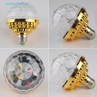 Tuilieyfish โคมไฟดิสโก้ LED E27 RGB ปลั๊ก US EU สีสดใส สําหรับเวที ปาร์ตี้ดิสโก้