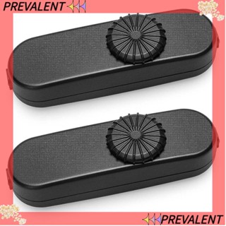 Preva ปลั๊กหรี่ไฟ LED มาตรฐาน US สีดํา 2 ชิ้น