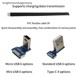 Bgth สายเคเบิลเชื่อมต่อ USB3.1 TypeC ตัวผู้ ตัวเมีย ปลั๊กตัวผู้ USB ตัวเมีย สําหรับเชื่อมสายเคเบิลข้อมูล DIY รองรับบอร์ด PCB สายเคเบิลยืดหยุ่นแตกต่างกัน