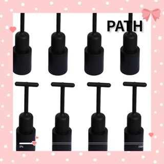 Path แหวนถอดโคมไฟ E12 ฐานกลาง สีดํา อุปกรณ์เสริม 8 ชิ้น