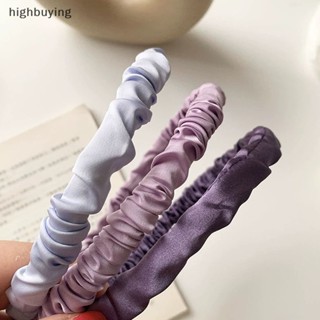 [highbuying] เกาหลี หวาน น่ารัก ที่คาดผม สําหรับผู้หญิง สีพื้น ที่คาดผม เด็กผู้หญิง มัดผม หรูหรา จีบ ที่คาดผม แฟชั่น เครื่องประดับผม ใหม่ พร้อมส่ง