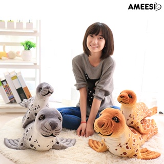 Ameesi หมอนตุ๊กตานุ่ม รูปดวงตา 3D ของขวัญวันเกิด สําหรับตกแต่งบ้าน ตู้ปลา