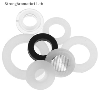 Strongaromatic แหวนยางซิลิคอน PTFE ปะเก็นแบน 1/2 นิ้ว 3/4 นิ้ว 1 นิ้ว สําหรับหัวฉีดฝักบัวอาบน้ํา