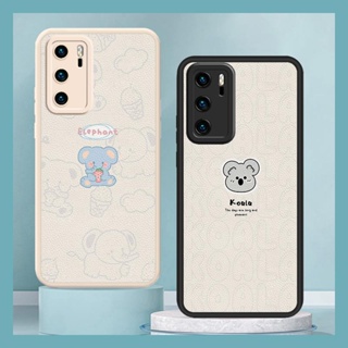 texture soft shell Phone Case For Huawei P40 creative Silica gel Phone lens protection Anti-knock funny luxurious simple