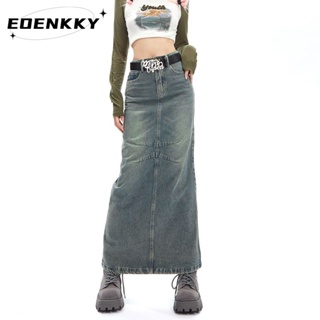 EOENKKY  กระโปรง กระโปรงยีนส์ กระโปรงกางเกง 2023 NEW Style สวย Stylish คุณภาพสูง High quality A23M0HN 36Z230909