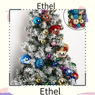 Ethel1 ลูกบอลแขวนตกแต่งบ้าน เทศกาลคริสต์มาส DIY 60-70 ชิ้น