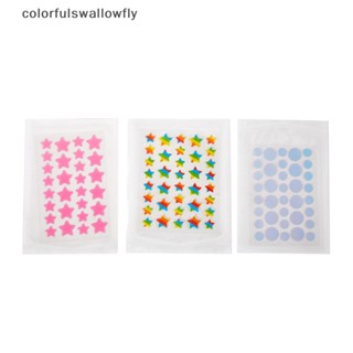 Colorfulswallowfly แผ่นสติกเกอร์ไฮโดรคอลลอยด์ กําจัดสิวบนใบหน้า 28 36 ชิ้น