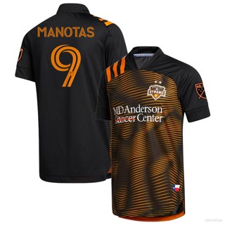 เสื้อยืดแขนสั้น ลายทีมชาติฟุตบอล Ani 2020 MLS Mauro Manotas Houston Dynamo พลัสไซซ์