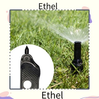 Ethel1 อุปกรณ์เจาะรูท่อหยดน้ํา พลาสติก โลหะ สีดํา ใช้ง่าย สําหรับเรือนกระจก สวน