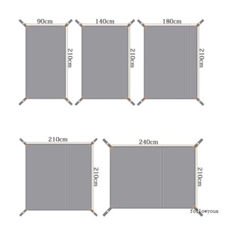 Fol ผ้าใบเต็นท์ กันน้ํา กันความชื้น แบบพกพา สําหรับตั้งแคมป์กลางแจ้ง