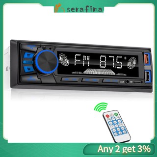 Rf เครื่องเล่น MP3 วิทยุ FM USB AUX FM แฮนด์ฟรี พร้อมรีโมตคอนโทรลไร้สาย สําหรับรถยนต์