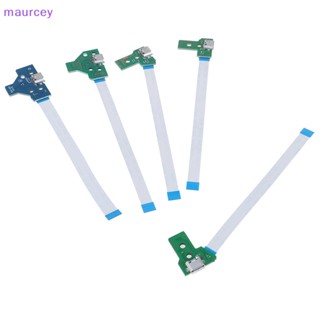 Maurcey บอร์ดวงจรซ็อกเก็ตชาร์จ USB 12Pin JDS 011 030 040 สําหรับคอนโทรลเลอร์ PS4 TH