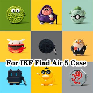 【ของแท้】เคสหูฟัง แบบนิ่ม ลายการ์ตูนตลก สําหรับ IKF Find Air 5 IKF Find Air 5