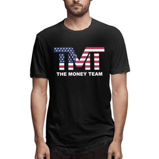 เสื้อยืดคอกลม ผ้าฝ้าย พิมพ์ลาย The Money Team Mayweather 04 สีดํา แฟชั่นคลาสสิก ของขวัญที่ดีที่สุด สําหรับพ่อ