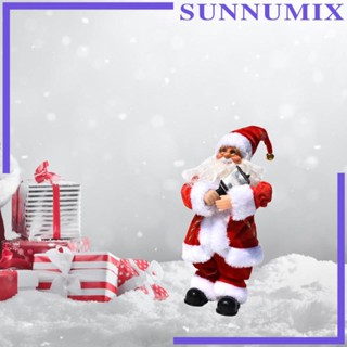 [Sunnimix] ตุ๊กตาซานตาคลอสไฟฟ้า สําหรับตกแต่งปาร์ตี้คริสต์มาส