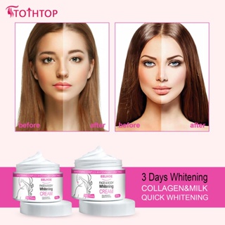 Eelhoe Face Body Whitening Cream Skin Whitening Bleaching Underarm Dark Skin Whitening Body Moisturizing Smooth Elastic Lotion [TOP]