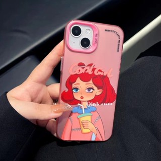 เคสป้องกันโทรศัพท์มือถือ ลายการ์ตูนผู้หญิง กันกระแทก สําหรับ Apple Iphone 14Promax 13 12 11 X XR XS max