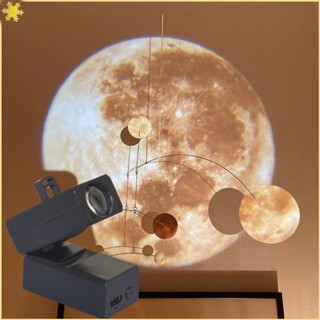 [LBE] Aurora Moon Galaxy พื้นหลังบรรยากาศแสงกลางคืน / Earth Projector การถ่ายภาพ Lampbedroom Decor