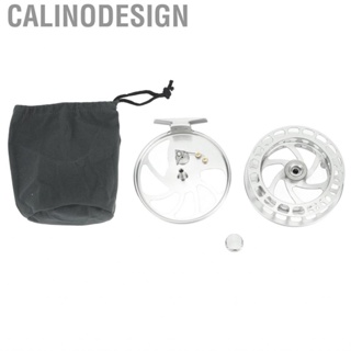 Calinodesign Durable Fly Fishing Wheel  Mini Reel Save Energy Comfortable Grip for Pond