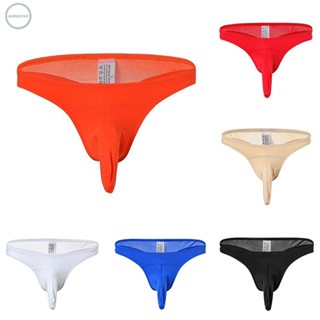 GORGEOUS~Mens Underwear Ice Silk Informal Lingerie Men Panties Party Silky Soft Thongs