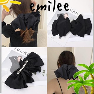 Emilee กิ๊บติดผม โบ สีดํา เครื่องประดับผม โบ ปิ่นปักผม สําหรับผู้หญิง เด็กผู้หญิง