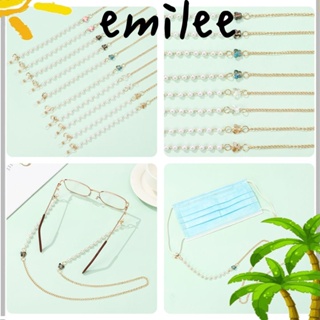 Emilee สายคล้องแว่นตา ประดับคริสตัล ป้องกันการสูญหาย