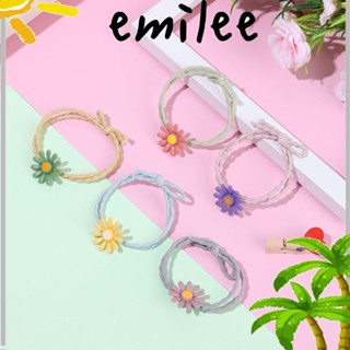 Emilee ยางมัดผมหางม้า ลายดอกเดซี่ เครื่องประดับ สําหรับผู้หญิง