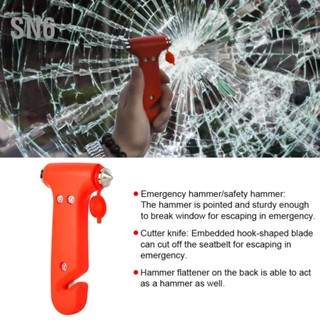 SN6 2 in 1 Car Safety Hammer Window Breaker Seatbelt Cutter Emergency Escape Survival เครื่องมือ