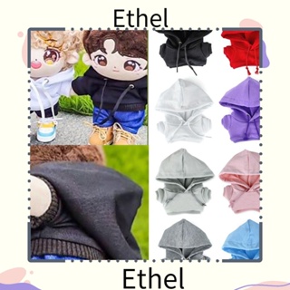 Ethel1 เสื้อกันหนาว มีฮู้ด แฮนด์เมด อุปกรณ์เสริม สําหรับตุ๊กตา 1/12BJD