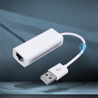 อะแดปเตอร์การ์ดเครือข่ายอีเธอร์เน็ต USB 100Mbps สําหรับ Macbook Wii Tablet [Missece.th]