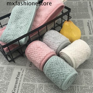 Mxfashione ที่คาดผม ผ้าฟลีซ ปะการัง ผู้หญิง แต่งหน้า อาบน้ํา ปรับได้ พันกัน รัดเกล้า