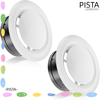 Pista ช่องระบายอากาศ ทรงกลม 6 นิ้ว ปรับได้ สีขาว สําหรับห้องครัว 2 ชิ้น