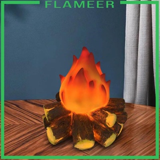 [Flameer] โคมไฟ LED ไร้เปลวไฟ สําหรับตกแต่งเตาผิง