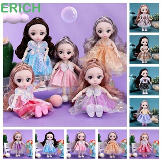 Erich ตุ๊กตา PVC ข้อต่อขยับได้ 3D น่ารัก เพื่อความปลอดภัย สําหรับเด็ก