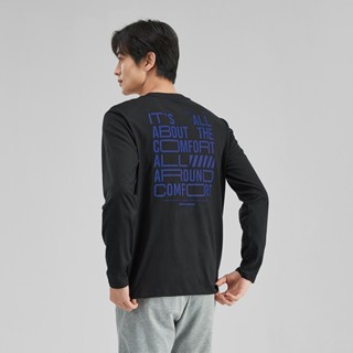 Skechers สเก็ตเชอร์ส เสื้อยืดแขนยาว ผู้ชาย Logo Play Collection Long Sleeve Tee - L123M028