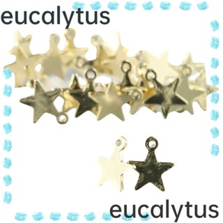 Eucalytus1 ต่างหู รูปดาว ชุบทอง เครื่องประดับ สําหรับผู้หญิง