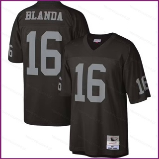 เสื้อยืดกีฬาแขนสั้น ลายทีมชาติฟุตบอล Jay 1967 NFL Las Vegas Raiders George Blanda Retired พลัสไซซ์