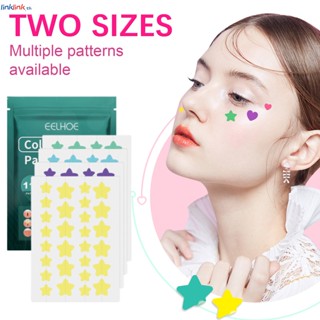 Eelhoe Waterproof Acne Pimple Patches 112pcs/box Hydrocolloid Stickers Pimples Removal Facial Skin Care Waterproof Acne Patch Blemish Treatment Skin Care Acne Repair Linklink