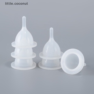 [little.coconut] จุกนมซิลิโคน ขนาดเล็ก สําหรับสัตว์เลี้ยง ลูกสุนัข แมว กระต่าย 10 ชิ้น